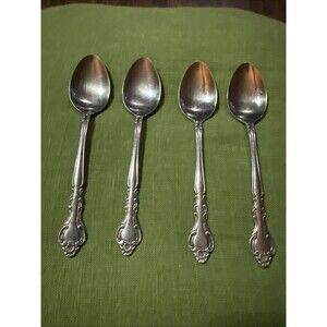 Oxford Hall Covent Garden Stainless Teaspoon Spoons Japan Set Of 4 Vintage